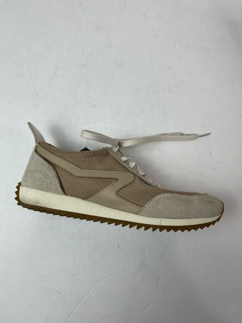 rag & bone Retro Runner Recycled Materials Tan Mesh Suede‎ Sneakers Size 36 US 6